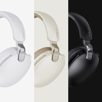 AULA A500 Hybrid ANC 2.4GHz Kablosuz ve Bluetooth 5.4 AUX Mikrofonlu Kulak üstü Kulaklık Beyaz - 7