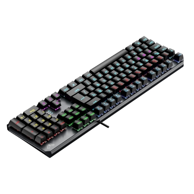 Aula F2066 Blue Switch RGB Makrolu Kablolu Gaming Türkçe Mekanik Oyuncu Klavyesi - 6