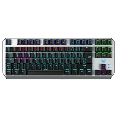 Aula F2067 TKL RGB Makrolu Mekanik Kablolu Oyuncu Klavyesi - Aula