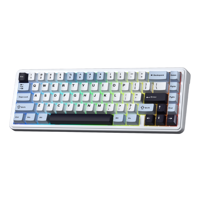 Aula F65 Reaper Switch Mekanik RGB TKL Makrolu Hot Swap Kablosuz Klavye Buz Mavisi - 1