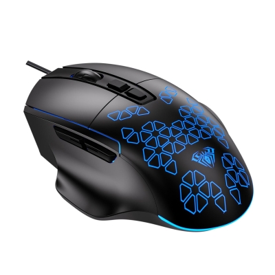 Aula F812 7200DPI RGB 7 Tuşlu Makro Optik Gaming Oyuncu Mouse - Aula