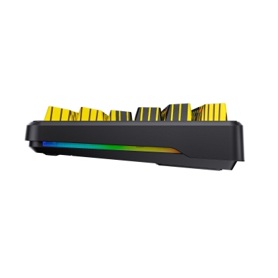 Aula F87 PRO Mekanik RGB TKL Matcha Latte Switch Kablosuz Makrolu Hot Swap Klavye Sarı - 7