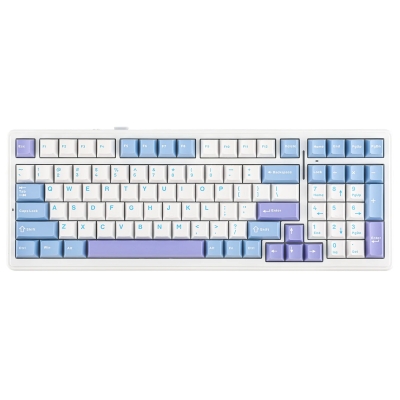 Aula F99 3 Modlu RGB Hot Swap Mekanik Reaper Switch Kablosuz Makrolu Klavye Mavi - Aula