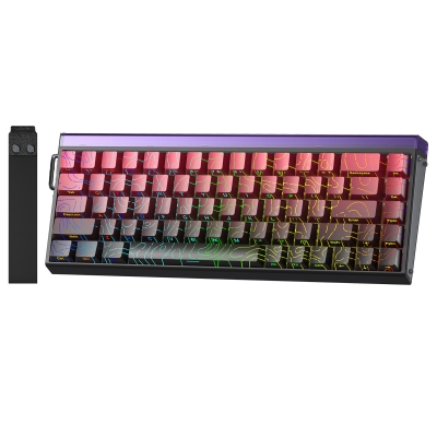 Aula Hero 68 He Manyetik Klavye Rapid Trigger Dragon King Switch 8000Hz RGB Neon TKL Hot Swap Oyuncu Klavyesi Kırmızı - Aula