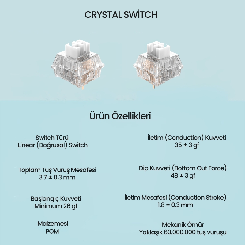 Aula Leobog Crystal Mekanik Switch - 2
