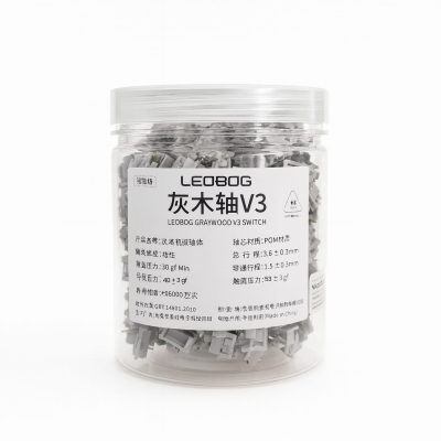 Aula Leobog Gray Wood V3 Lineer Mekanik Switch 100 Adet - 9