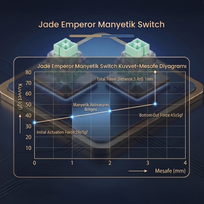 Aula Leobog Jade Emperor Manyetik Switch 20 Adet - 3