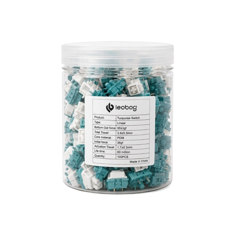 Aula Leobog Turquoise Lineer Mekanik Switch 100 Adet - 6