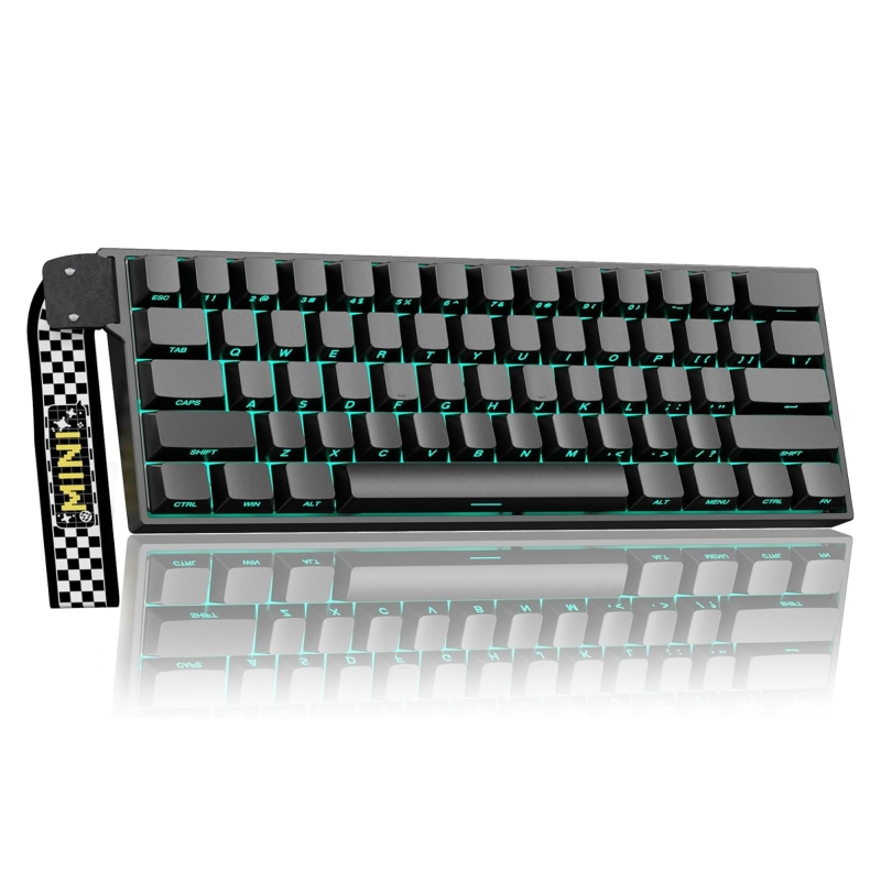 Aula Mini 60 He Pro Hall Effect Manyetik Klavye Rapid Trigger Stromrise Switch 8000Hz TKL Hot Swap Oyuncu Klavyesi Siyah - 9
