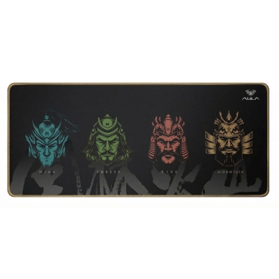 Aula MP-WFFM 70x30cm Kaymaz Tabanlı Gaming Oyuncu Mousepad Siyah - 1