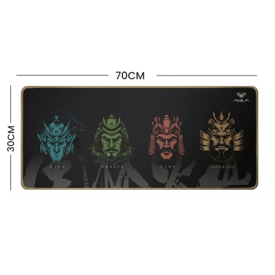 Aula MP-WFFM 70x30cm Kaymaz Tabanlı Gaming Oyuncu Mousepad Siyah - 7