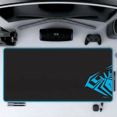 Aula MP-XL 90x40cm Kaymaz Tabanlı Gaming Oyuncu Mousepad Siyah - 3