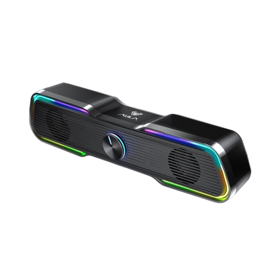 Aula N-169B AUX Stereo 2.0 RGB Masaüstü Gaming Oyuncu Hoparlör Speaker - Aula