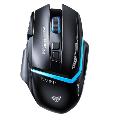 Aula S12 Pro 12800 DPI 8 Tuşlu Makrolu Kablolu Optik Gaming Oyuncu Mouse Siyah - Aula