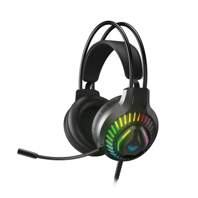 Aula S605 Rainbow 3.5mm Jack + USB Gaming Mikrofonlu Oyuncu Kulaklığı - Aula