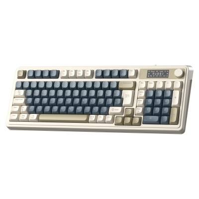 Aula S99 Pro Retro RGB Gaming 3 Modlu Bluetooth/2.4GHz/USB-C Kablosuz Makrolu Türkçe Q Klavye Lacivert - 7