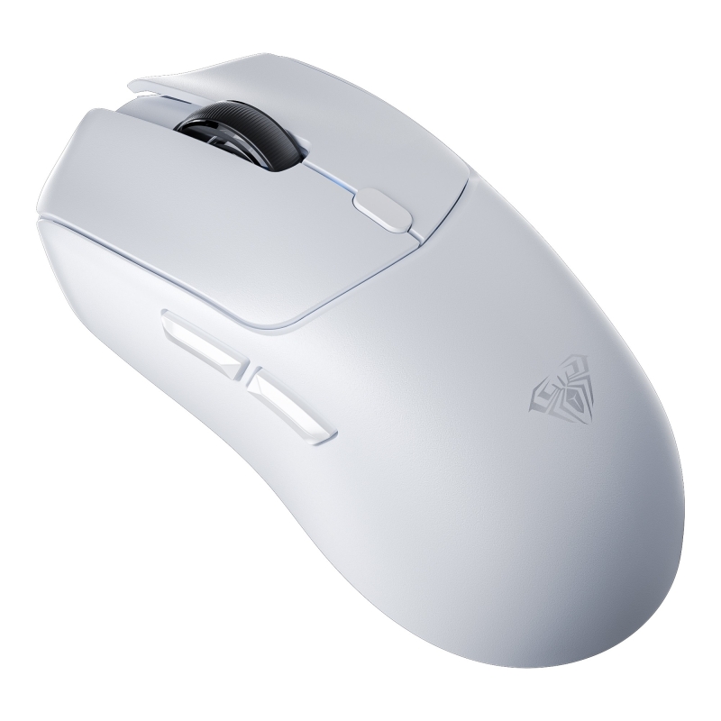 Aula SC580X Lightweight PAW3311 Sensör 10000 DPI 1000Hz Kablolu ve Kablosuz Gaming Oyuncu Mouse Beyaz - 1