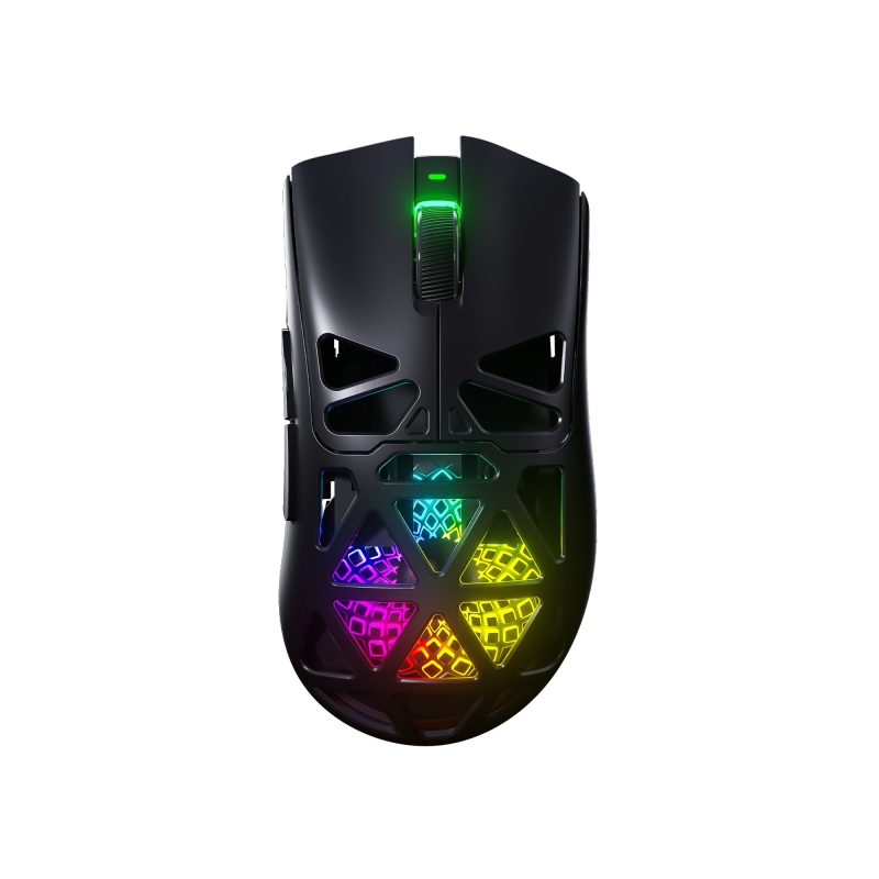 Aula SC620 PAW3311 Sensör 12000 DPI 1000Hz Kablolu ve Kablosuz Gaming Oyuncu Mouse Siyah - 8