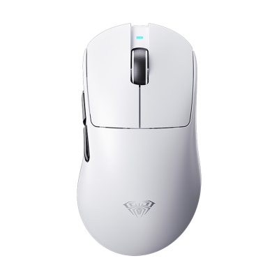 Aula SC900 Pro PAW3395 Sensör 26000 DPI 8000Hz Kablolu ve Kablosuz Gaming Oyuncu Mouse Beyaz - Aula