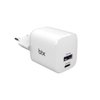 Bix 35W Gan SuperVooc 2.0 USB ve Type-C PD Hızlı Şarj Cihazı - Bix