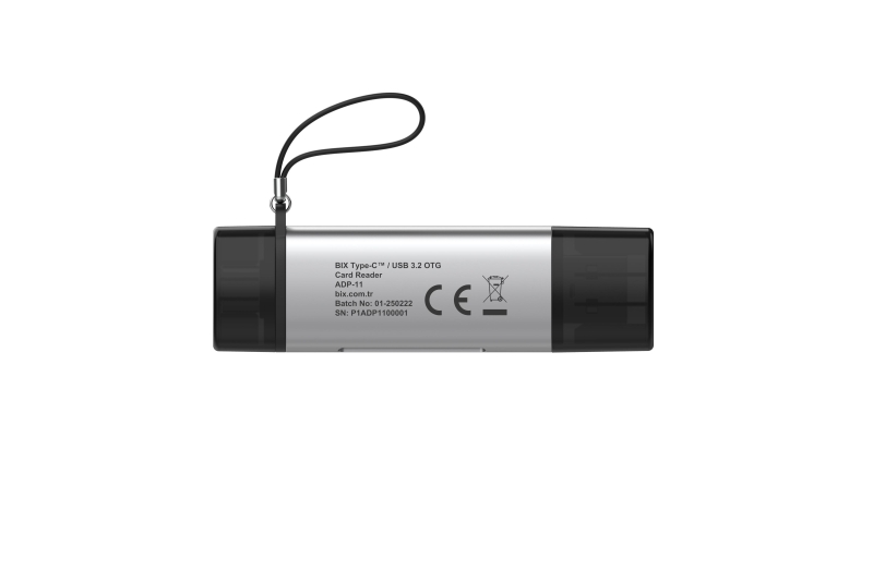 Bix ADP-11 Type-C ve USB 3.2 Micro SD, SDHC, SDXC, MMC OTG Hafıza Kartı Okuyucu - 3
