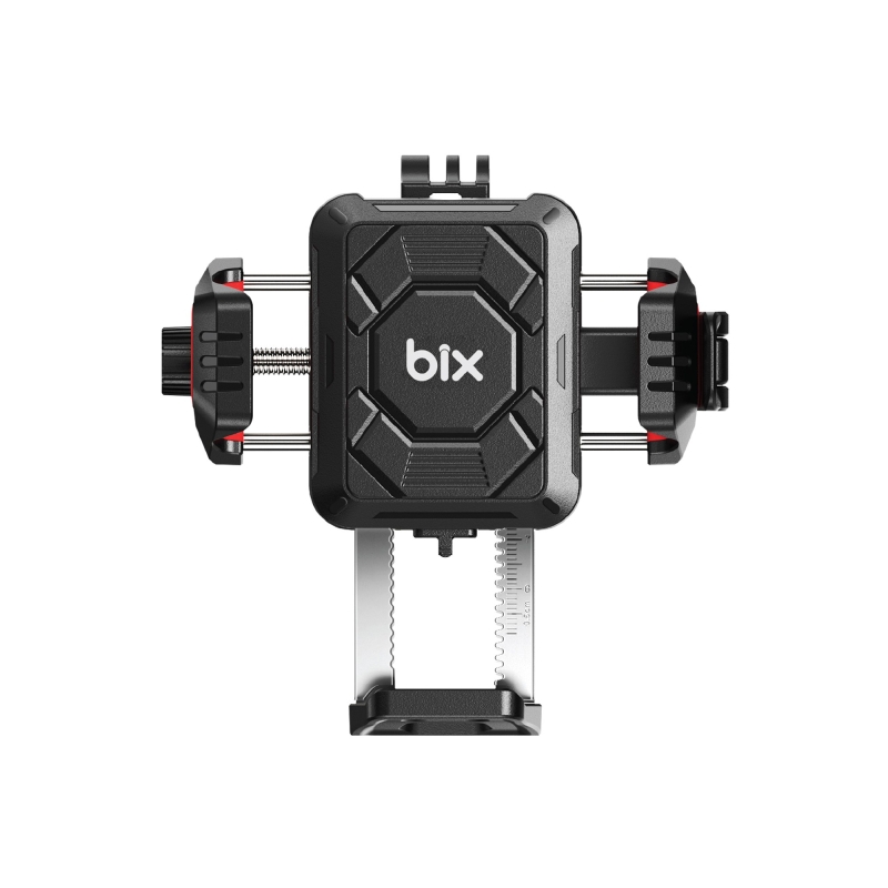 Bix BPH04 Gidon Bağlantılı 360° Derece Ayarlanabilir 4″-7” Telefonlar ile Uyumlu Handlebar Motosiklet Bisiklet Telefon Tutucu - 1