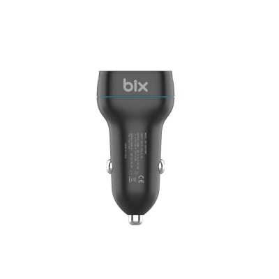 Bix BX-CCP36BK 36W QC 3.0 USB PD Araç İçi Hızlı Şarj Adaptörü Siyah - Bix