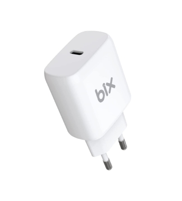Bix BX-PD20TA 20W Type-C PD Hızlı Şarj Cihazı Adaptörü Beyaz - Bix