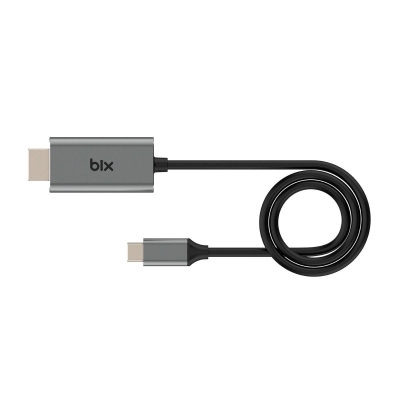 Bix BX02HB PRO 4K 60Hz HDCP Destekli Type-C to HDMI Görüntü Aktarıcı Kablo 1.8 Metre - Bix