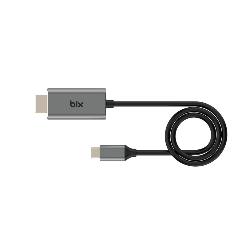 Bix BX02HB Type-C to HDMI 4K 30Hz Multimedya Ses ve Görüntü Aktarım Kablosu 1.8 Metre - 4