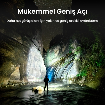 Bix BX2101FL 1450 Lümen 30W Led El Feneri Teleskopik Zoom Metal Gövdeli Şarj Edilebilir 690 Metre Uzun Menzilli Flashlight - 6