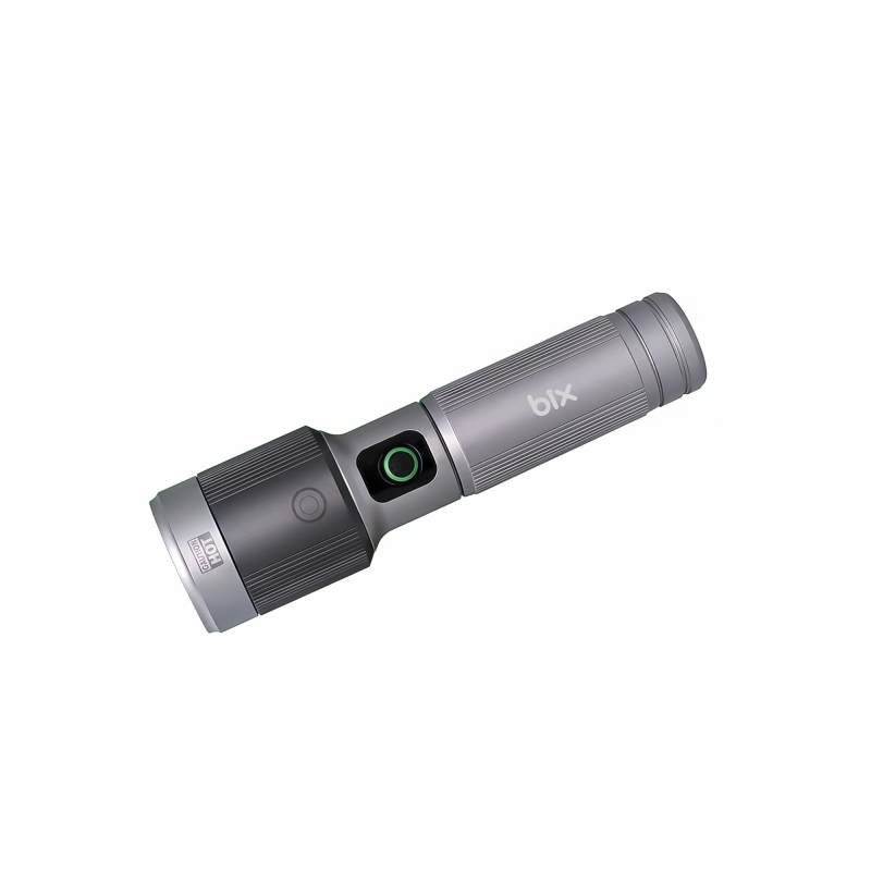 Bix BX5141FL 1450 Lümen 30W Led El Feneri Teleskopik Zoom Sos Modlu Metal Gövdeli Şarj Edilebilir Uzun Menzilli Flashlight - 1