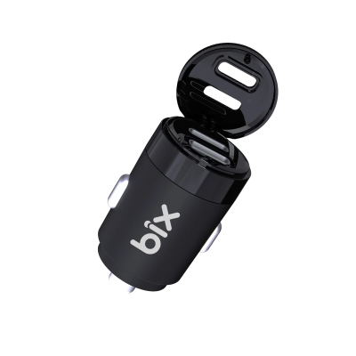 Bix BXCC65C 65W Çift Portlu PD 3.0 Type-C Araç Şarj Cihazı Siyah - 7