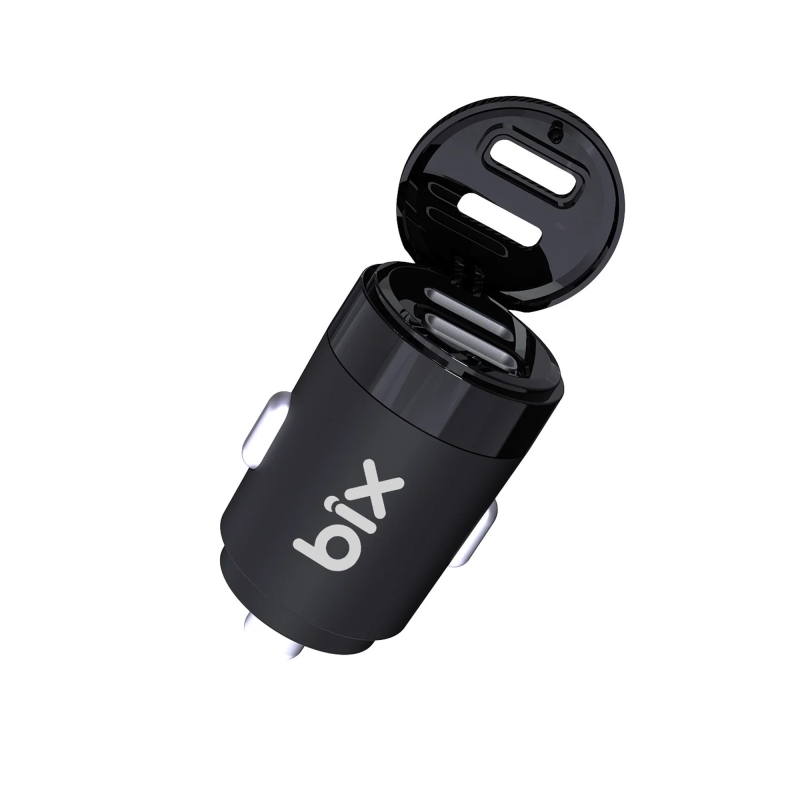 Bix BXCC65C 65W Çift Portlu PD 3.0 Type-C Araç Şarj Cihazı Siyah - 7