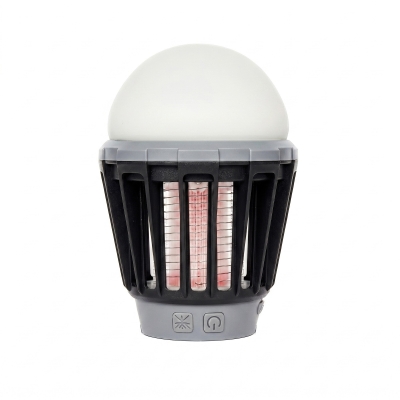 Bix KL01 Şarj Edilebilir Sivrisinek Kovucu Kamp Lambası Ultraviyole LED Elektronik Zapper Taşınabilir Fenerli IPX6 Su Geçirmez Böcek Kovucu Siyah - Bix