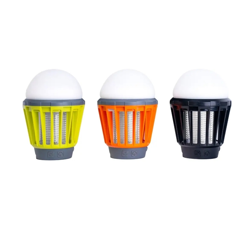 Bix KL01 Şarj Edilebilir Sivrisinek Kovucu Kamp Lambası Ultraviyole LED Elektronik Zapper Taşınabilir Fenerli IPX6 Su Geçirmez Böcek Kovucu Siyah - 8