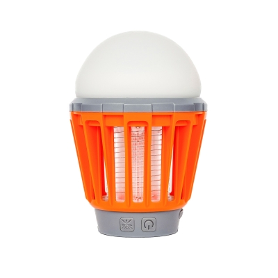 Bix KL01 Şarj Edilebilir Sivrisinek Kovucu Kamp Lambası Ultraviyole LED Elektronik Zapper Taşınabilir Fenerli IPX6 Su Geçirmez Böcek Kovucu Turuncu - Bix