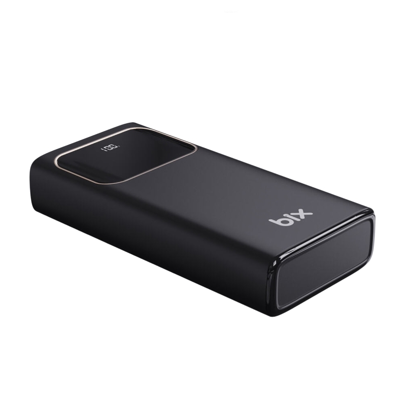 Bix PB303 30000mAh 60W 2*USB-A ve Type-C PD Çıkışlı Hızlı Şarj Cihazı LED Göstergeli Powerbank - 6