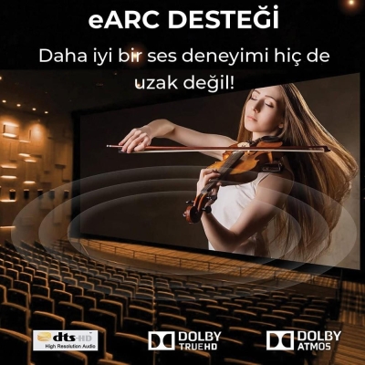 Bix Premium 8K@60Hz 4K@120Hz eARC Yüksek Hızlı HDMI 2.1 ve Ethernet Kablosu 2 Metre - 2