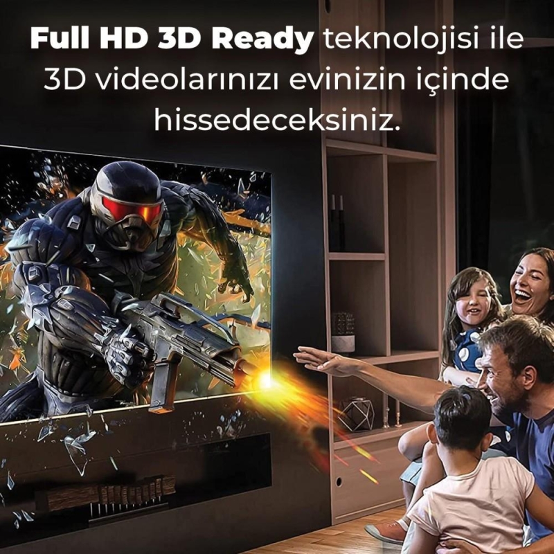 Bix Premium 8K@60Hz 4K@120Hz eARC Yüksek Hızlı HDMI 2.1 ve Ethernet Kablosu 2 Metre - 4