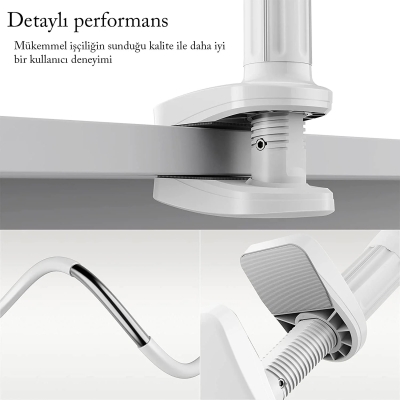 Bix Saiji IVY Akrobat Esnek Telefon Tutucu 85 CM Beyaz - 5