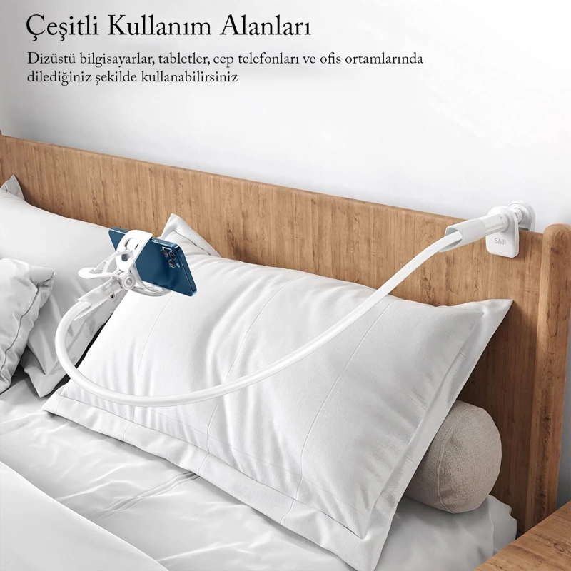 Bix Saiji IVY Akrobat Esnek Telefon Tutucu 85 CM Beyaz - 3