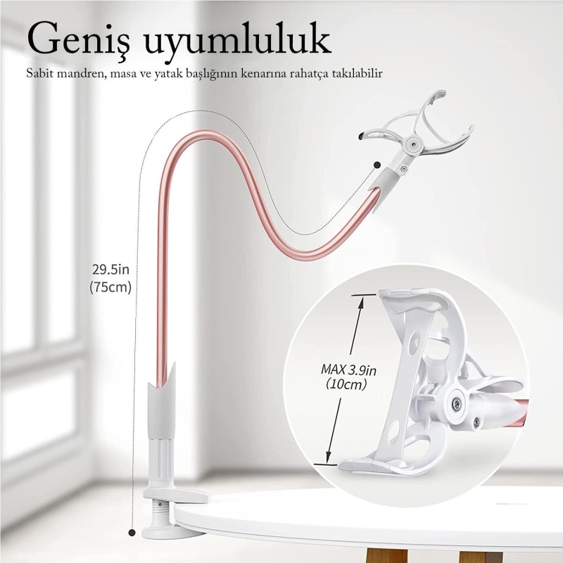 Bix Saiji IVY Akrobat Esnek Telefon Tutucu 85 CM Pembe - 4