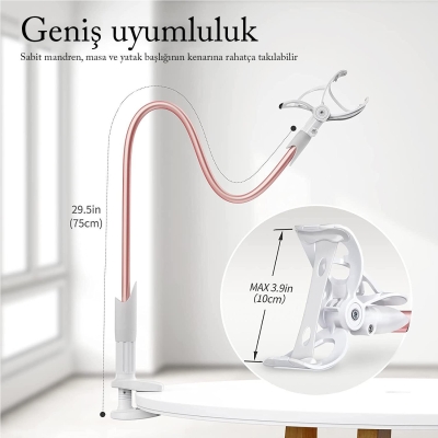 Bix Saiji IVY Akrobat Esnek Telefon Tutucu 85 CM Pembe - 4