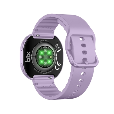 Bix TSW3 42mm Ultra İnce 1.32” AMOLED Ekranlı Akıllı Saat – Bluetooth Aramalı, Metal Çerçeveli, Nabız & SpO₂ Ölçer, iOS ve Android Uyumlu Mor - 7
