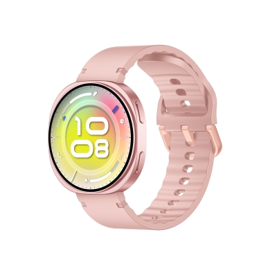 Bix TSW3 42mm Ultra İnce 1.32” AMOLED Ekranlı Akıllı Saat – Bluetooth Aramalı, Metal Çerçeveli, Nabız & SpO₂ Ölçer, iOS ve Android Uyumlu Pembe - Bix