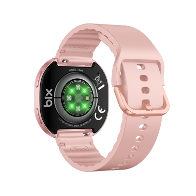 Bix TSW3 42mm Ultra İnce 1.32” AMOLED Ekranlı Akıllı Saat – Bluetooth Aramalı, Metal Çerçeveli, Nabız & SpO₂ Ölçer, iOS ve Android Uyumlu Pembe - 7