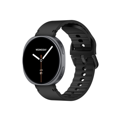 Bix TSW3 42mm Ultra İnce 1.32” AMOLED Ekranlı Akıllı Saat – Bluetooth Aramalı, Metal Çerçeveli, Nabız & SpO₂ Ölçer, iOS ve Android Uyumlu Siyah - Bix