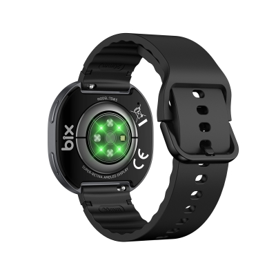 Bix TSW3 42mm Ultra İnce 1.32” AMOLED Ekranlı Akıllı Saat – Bluetooth Aramalı, Metal Çerçeveli, Nabız & SpO₂ Ölçer, iOS ve Android Uyumlu Siyah - 7