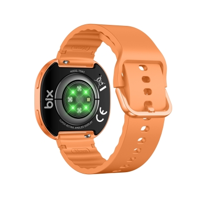 Bix TSW3 42mm Ultra İnce 1.32” AMOLED Ekranlı Akıllı Saat – Bluetooth Aramalı, Metal Çerçeveli, Nabız & SpO₂ Ölçer, iOS ve Android Uyumlu Turuncu - 7